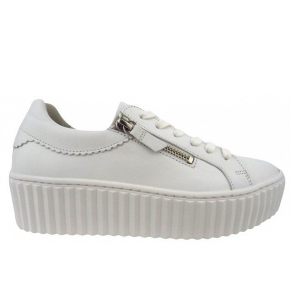 Gabor Nappa Sneaker low in weiss