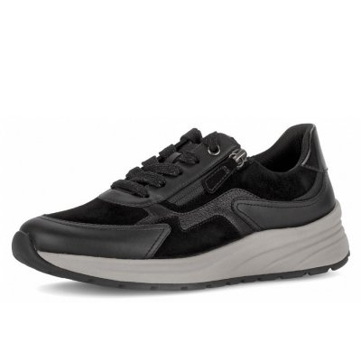 Gabor Comfort Weite K sportlicher Schnürer in schwarz Gabor Comfort Weite K sportlicher Schnürer in schwarz