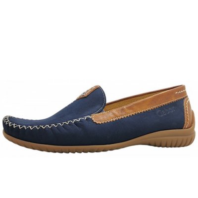 Gabor Comfort Mokassin in blue/new whisky Gabor Comfort Mokassin in blue/new whisky
