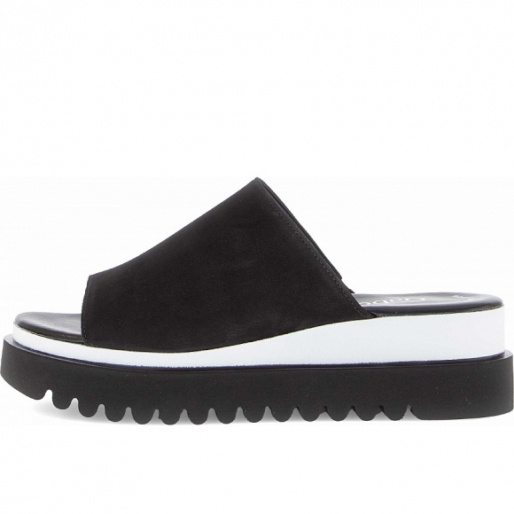 Gabor Pantolette in schwarz