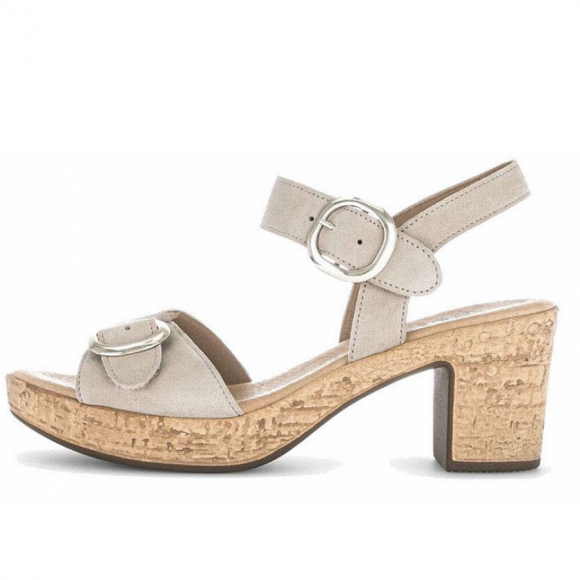 Gabor riemchensandalen Sandalette in offwhite