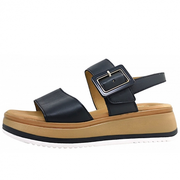 Gabor Comfort Sandale in schwarz (LDS)
