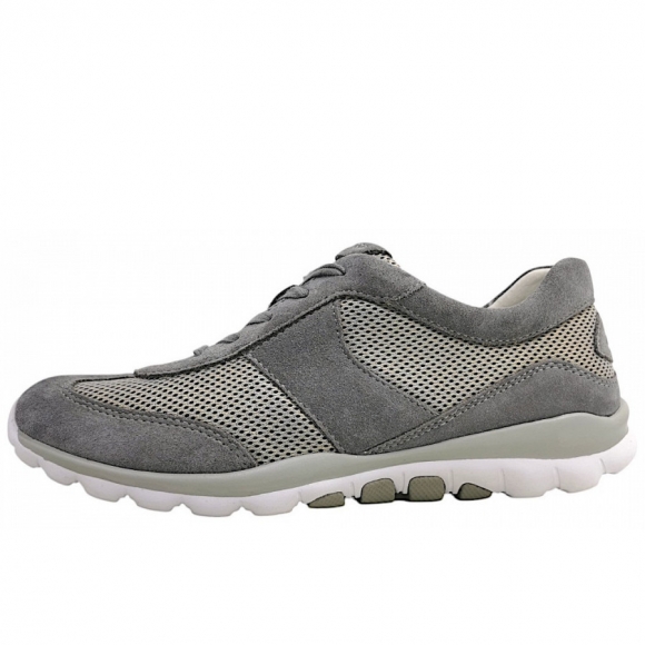 Gabor Comfort sportlicher Schnürer in silber/grau