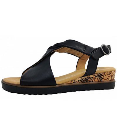 Gabor Comfort Sandale in schwarz