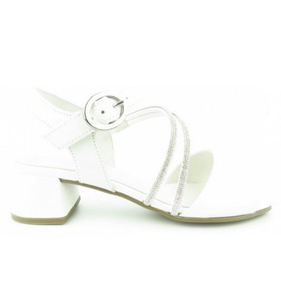 Gabor Lammnappa Strass 40 mm Sandale in weiss Gabor Lammnappa Strass 40 mm Sandale in weiss