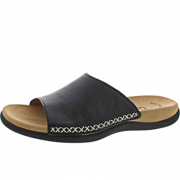 Gabor Pantolette in schwarz