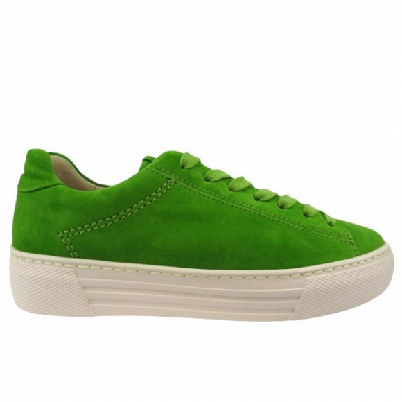 Gabor Comfort Chevreau sportlicher Schnürer in grannygreen(S.uni)