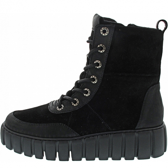 Gabor Schnürstiefel in schwarz (Micro)