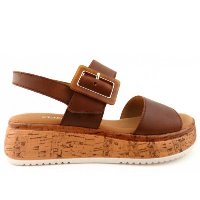 Gabor Comfort Plateau camel Sandale in camel