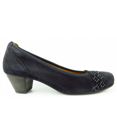Gabor schwarz 40mm Samtchevreau Pumps in schwarz