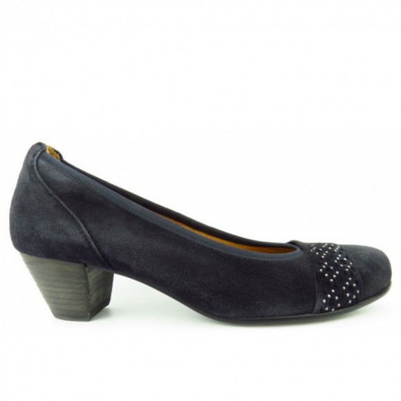 Gabor schwarz 40mm Samtchevreau Pumps in schwarz