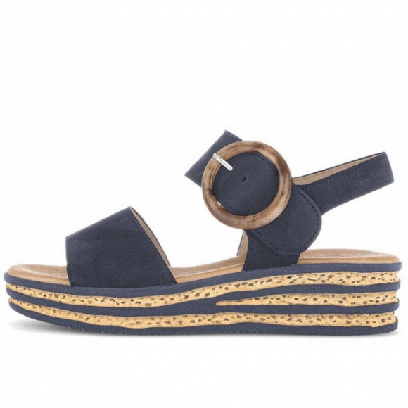 Gabor plateau sandalen Sandalette in dunkelblau