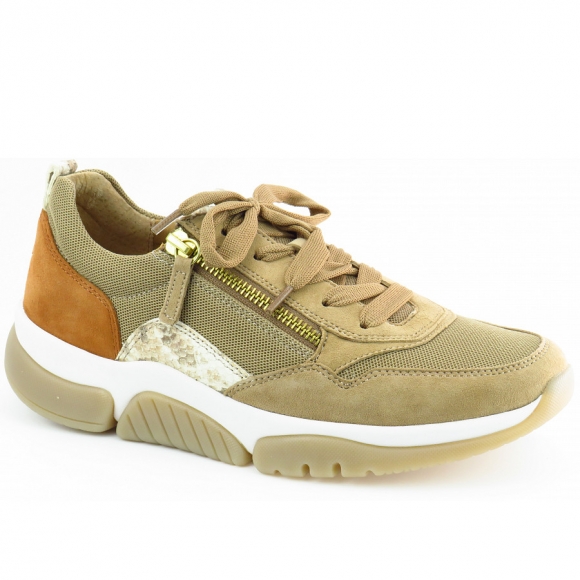 Gabor Samtchevreau sand kombi Sneaker in sand kombi