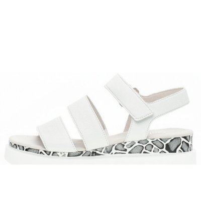 Gabor Sandale in weiss (Print)