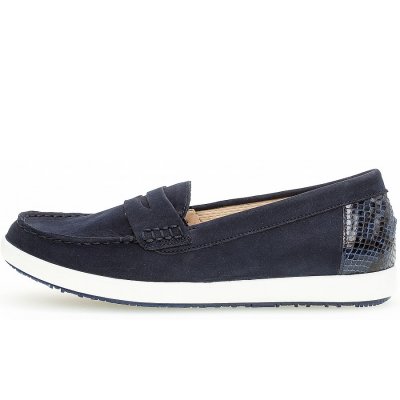 Gabor Komfortschuhe in blue (weiss/blue)