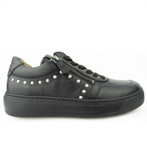 Gabor Nappa Sneaker low in schwarz (silber)