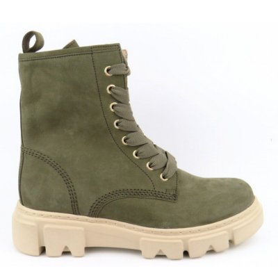 Gabor Nubuk oliv Stiefelette in oliv (panna) Gabor Nubuk oliv Stiefelette in oliv (panna)