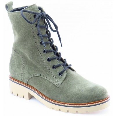 Gabor Velour oliv Micro Stiefelette in oliv