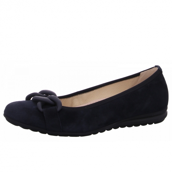 Gabor Comfort Ballerina in 36 dk.blue
