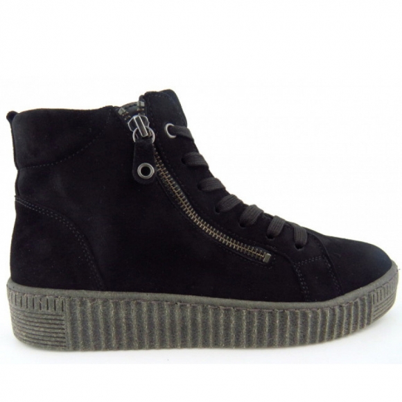 Gabor Samtchevreau (Micro) Stiefelette in 17 schwarz (anthrazit)