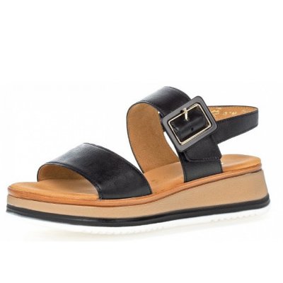 Gabor Comfort Sandale in schwarz