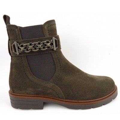 Gabor Velour Stiefelette in Engl.brown(altmess