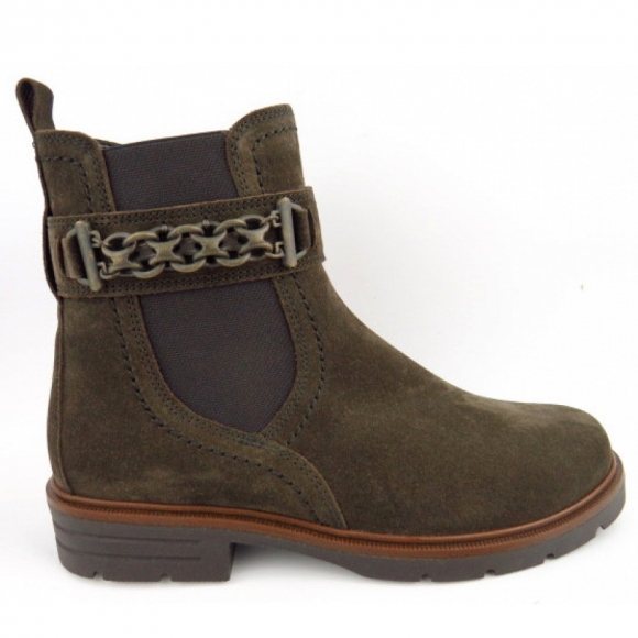 Gabor Velour Stiefelette in Engl.brown(altmess