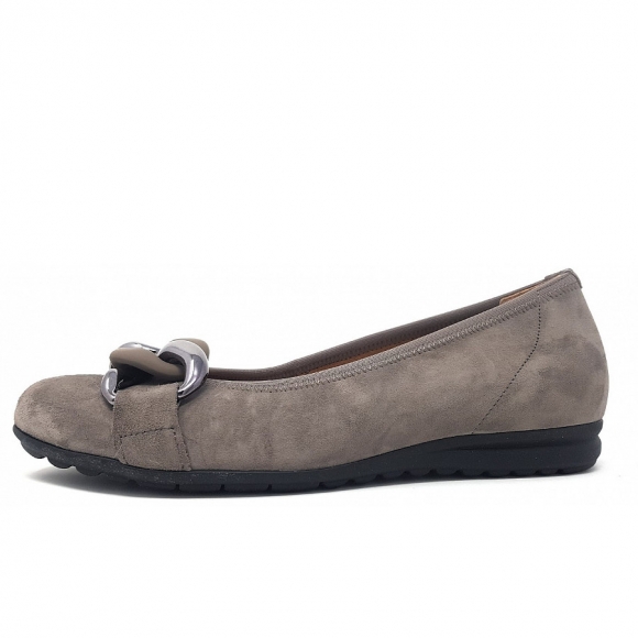 Gabor Comfort Ballerina in Fumo (Uni+Altsilb)