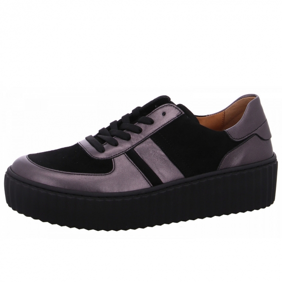 Gabor Sneaker in 17 altsilber black