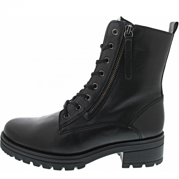 Gabor Comfort Schnürstiefel in schwarz (Flau/cdf)