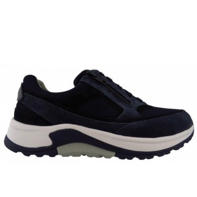 Gabor Rollingsoft Velour Mesh Sneaker low in marine/black