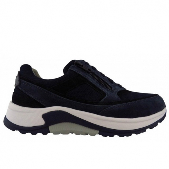 Gabor Rollingsoft Velour Mesh Sneaker low in marine/black