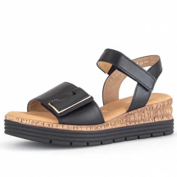 Gabor Comfort Sandale in schwarz
