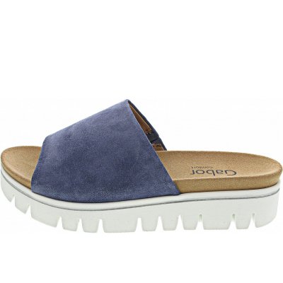 Gabor Comfort Pantolette in jeans