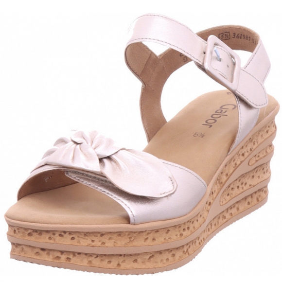 Gabor Sandalette in rosa metallic