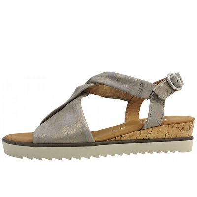 Gabor Comfort Sandale in muschel(Kork/crem)