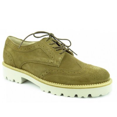 Gabor Velour farro dust elegante Schnürer in 3 farro (dust)
