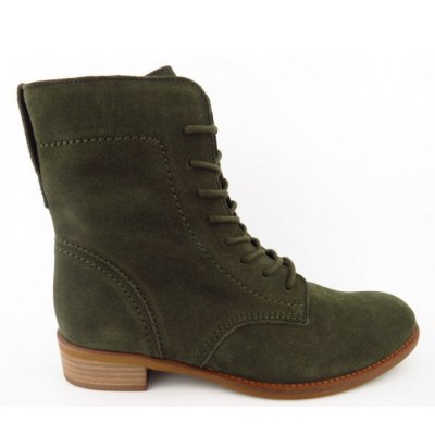 Gabor Dreamvelour oliv Stiefelette in 11 oliv