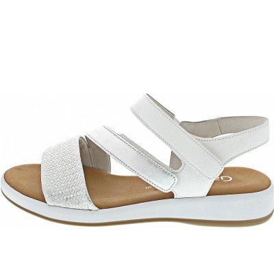 Gabor Sandale in silber/weiss
