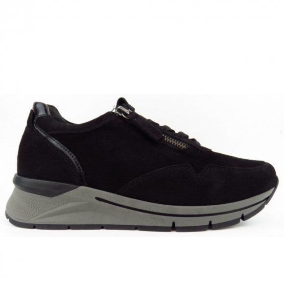 Gabor Comfort Reißverschluss Sneaker in schwarz