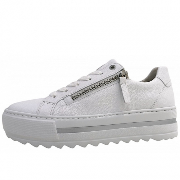 Gabor Comfort sportlicher Schnürer in weiss 50