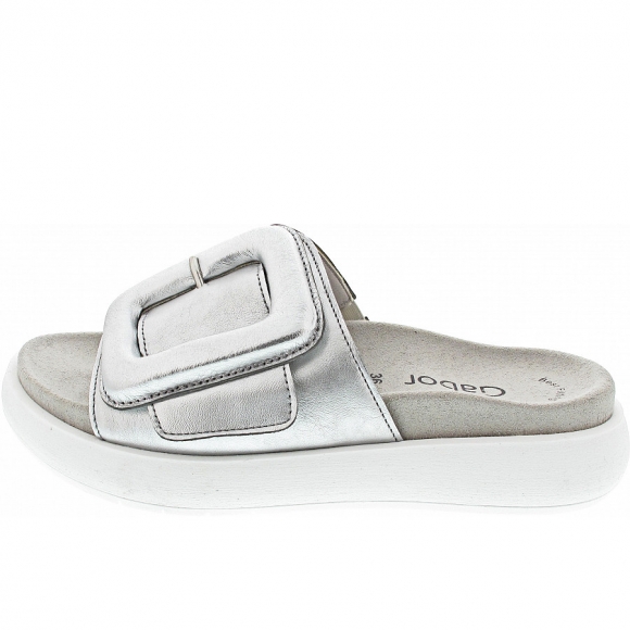 Gabor Pantolette in silber