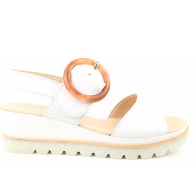 Gabor Foulardcalf weiss 30mm Sandalette in 1 weiss