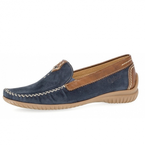 Gabor Comfort Mokassin in blue whisky