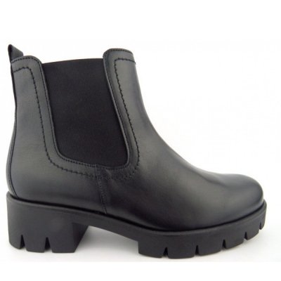 Gabor Foulardc. Flausch Stiefelette in schwarz