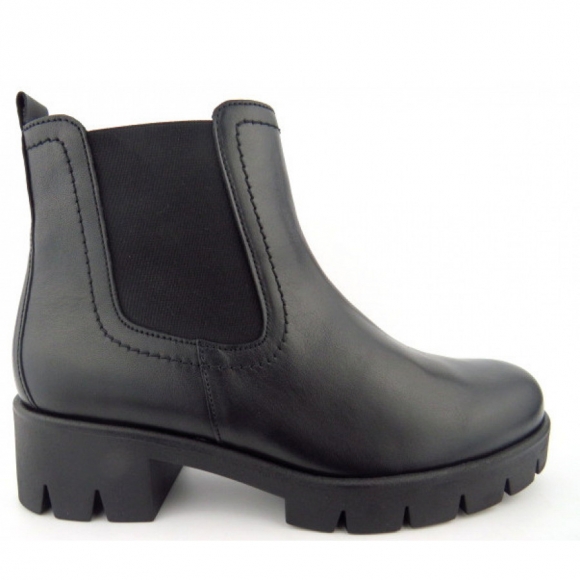 Gabor Foulardc. Flausch Stiefelette in schwarz