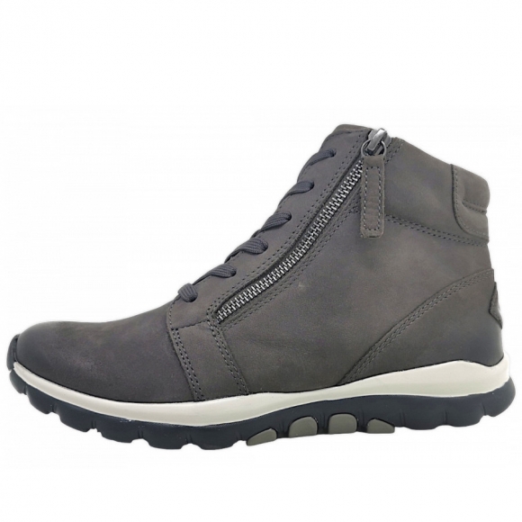 Gabor Comfort Schnürstiefel in Dark-Grey (Mel.)