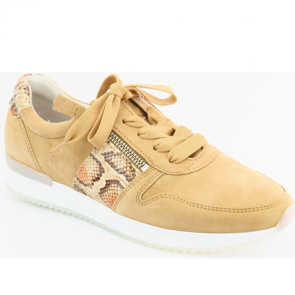 Gabor caramel/desert Reißvers. Sneaker in caramel/desert