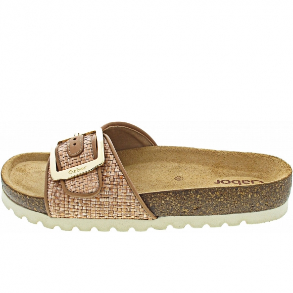Gabor Pantolette in peach-cognac