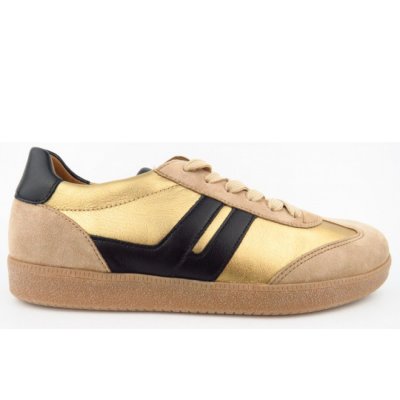 Gabor caramel gold schwarz Sneaker in caramel/gold/schw.